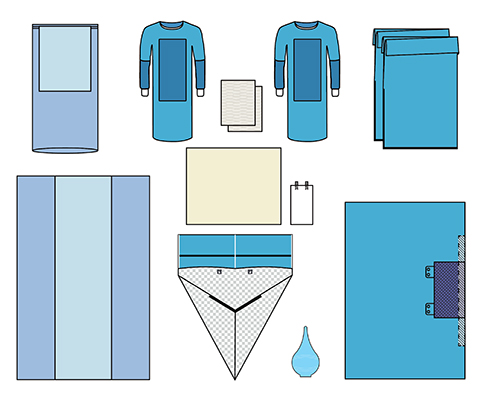 Sterile Disposable Surgical Delivery Pack/Kit