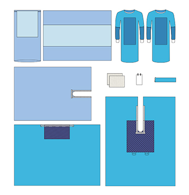 Pack chirurgical orthopédique général stérile N76A05