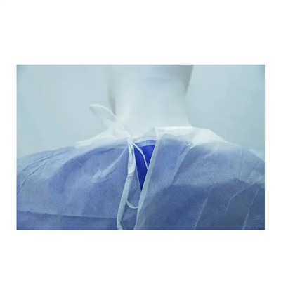 Fully PP+PE Coated Isolation Gown with knitted cuffs N61P02-2