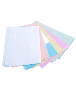 Disposable Dental Bibs, Case of 1000