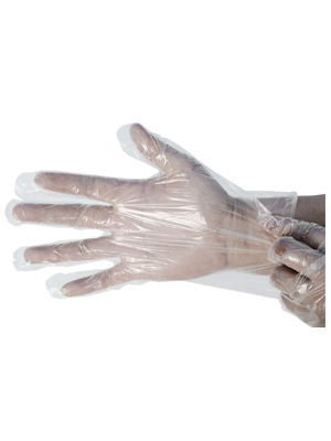 Gants jetables en polyéthylène haute densité (PEHD) W021